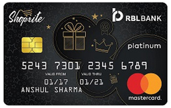 Rbl Bank Shoprite Platinum Mastercard Credit Card