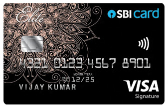 Sbi Card Elite Visa Signature Credit Card