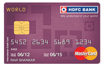 HDFC Bank Corporate World Mastercard Credit Card