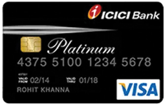 ICICI Bank Platinum Chip Credit card Visa