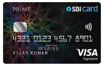 Sbi Card Prime Visa Signature Credit Card