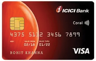 ICICI Bank Coral Credit Card Visa