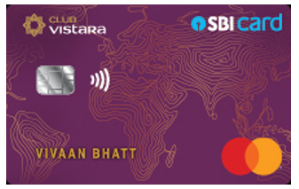 Club Vistara Sbi Card Visa Credit Card