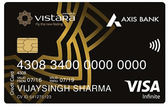 Axis Bank Vistara Infinite Credit Card