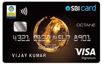 Bpcl Sbi Card Octane Visa Credit Card