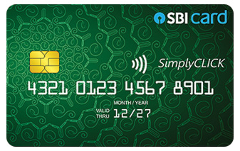 Simplyclick Sbi Visa Credit Card