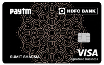 Paytm Hdfc Bank Credit Card